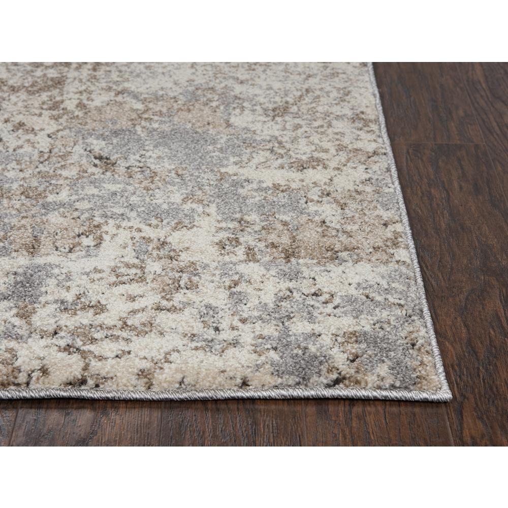 Venice Neutral 5'3"x7'6" Power-Loomed Rug- VI1007. Picture 7