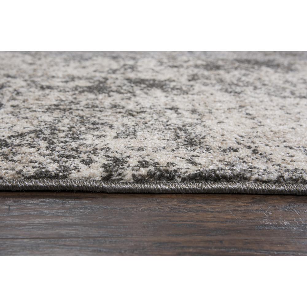 Venice Gray 5'3"x7'6" Power-Loomed Rug- VI1008. Picture 11