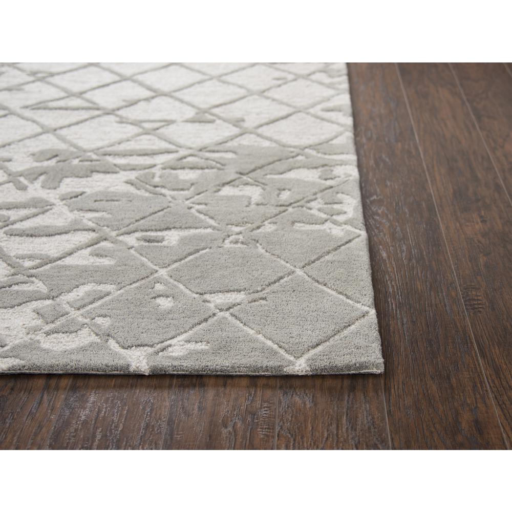 Geneva Neutral 2'6" x 8' Hand-Tufted Rug- GN1000. Picture 1