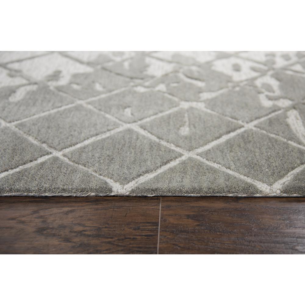 Geneva Neutral 2'6" x 8' Hand-Tufted Rug- GN1000. Picture 6