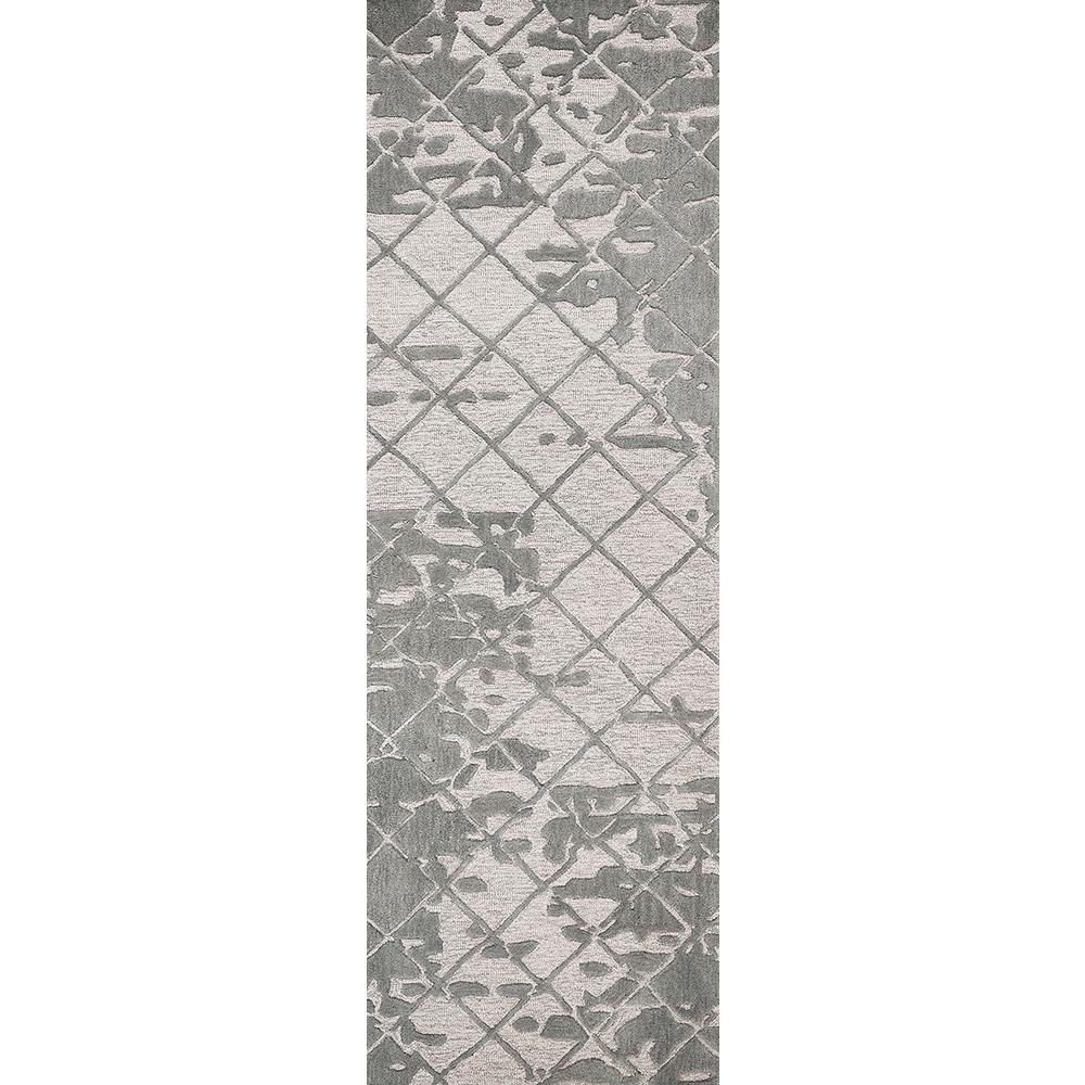 Geneva Neutral 2'6" x 8' Hand-Tufted Rug- GN1000. Picture 16