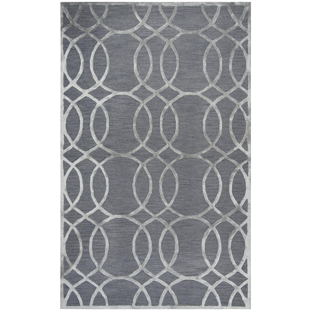 Madison Gray 3' x 5' Hand-Tufted Rug- MI1008. Picture 8