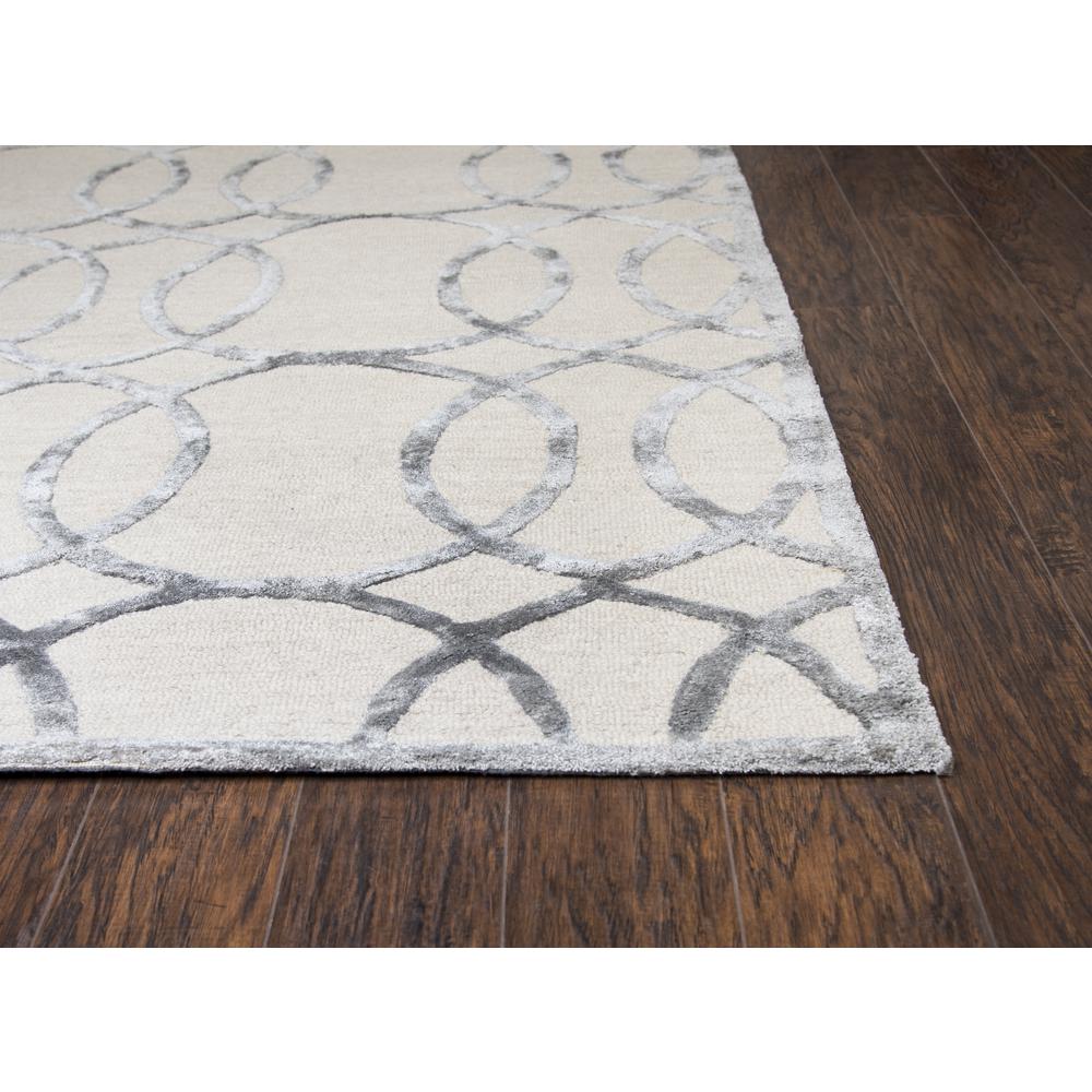 Madison Neutral 3' x 5' Hand-Tufted Rug- MI1010. Picture 1