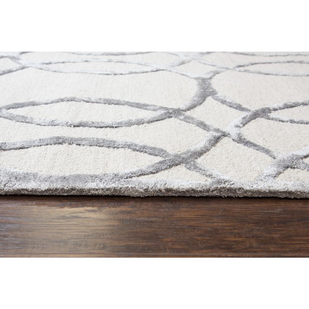 Madison Neutral 3' x 5' Hand-Tufted Rug- MI1010. Picture 5