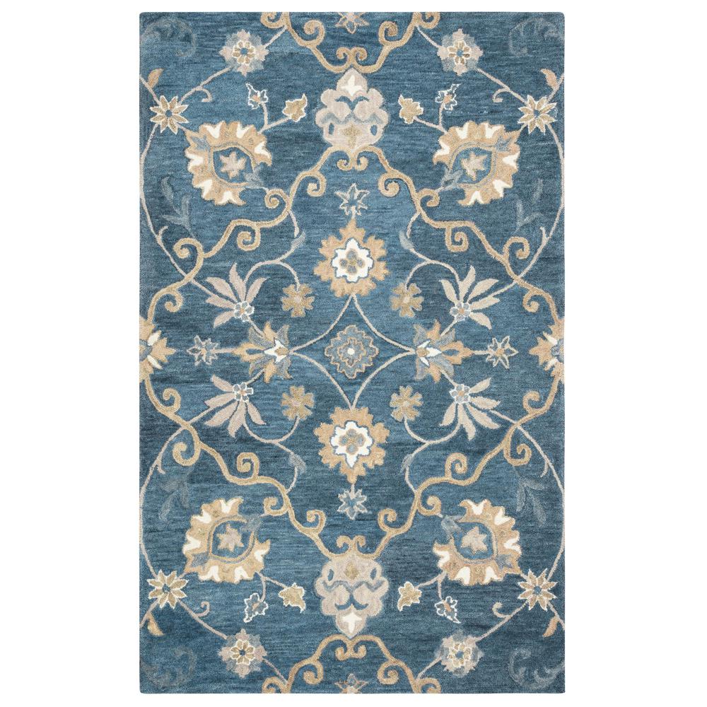 Hand Tufted Cut Pile Wool Rug, 8' x 10'. Picture 1