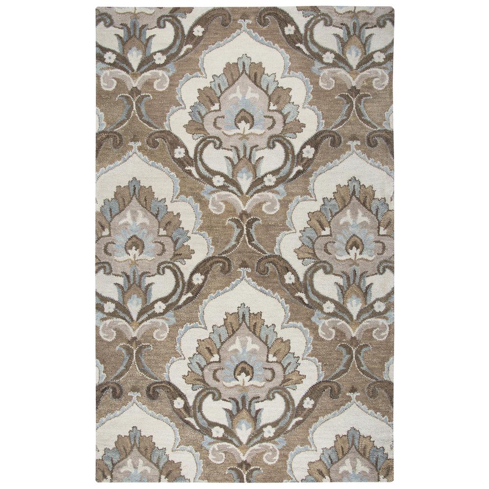 Napoli Brown 8' x 10' Hand-Tufted Rug- NP1004. Picture 9