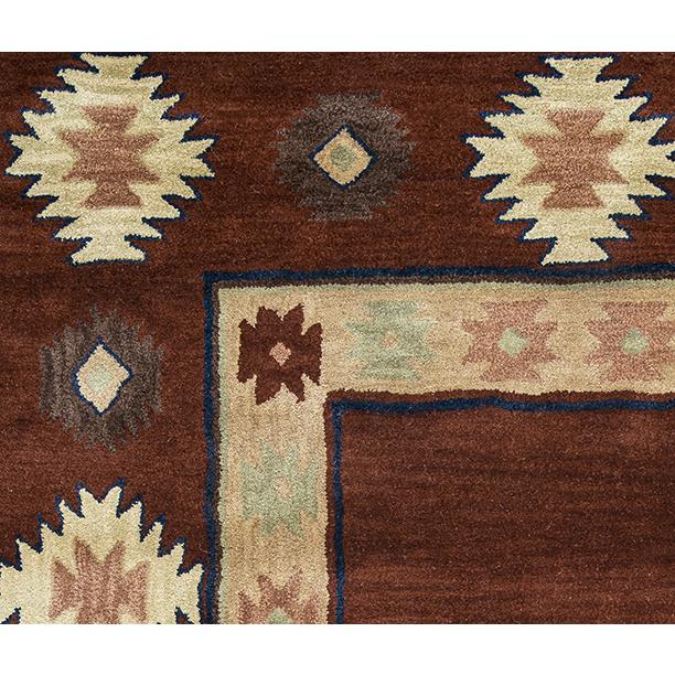 Hand Tufted Cut Pile Wool Rug, 8' x 10'. Picture 9