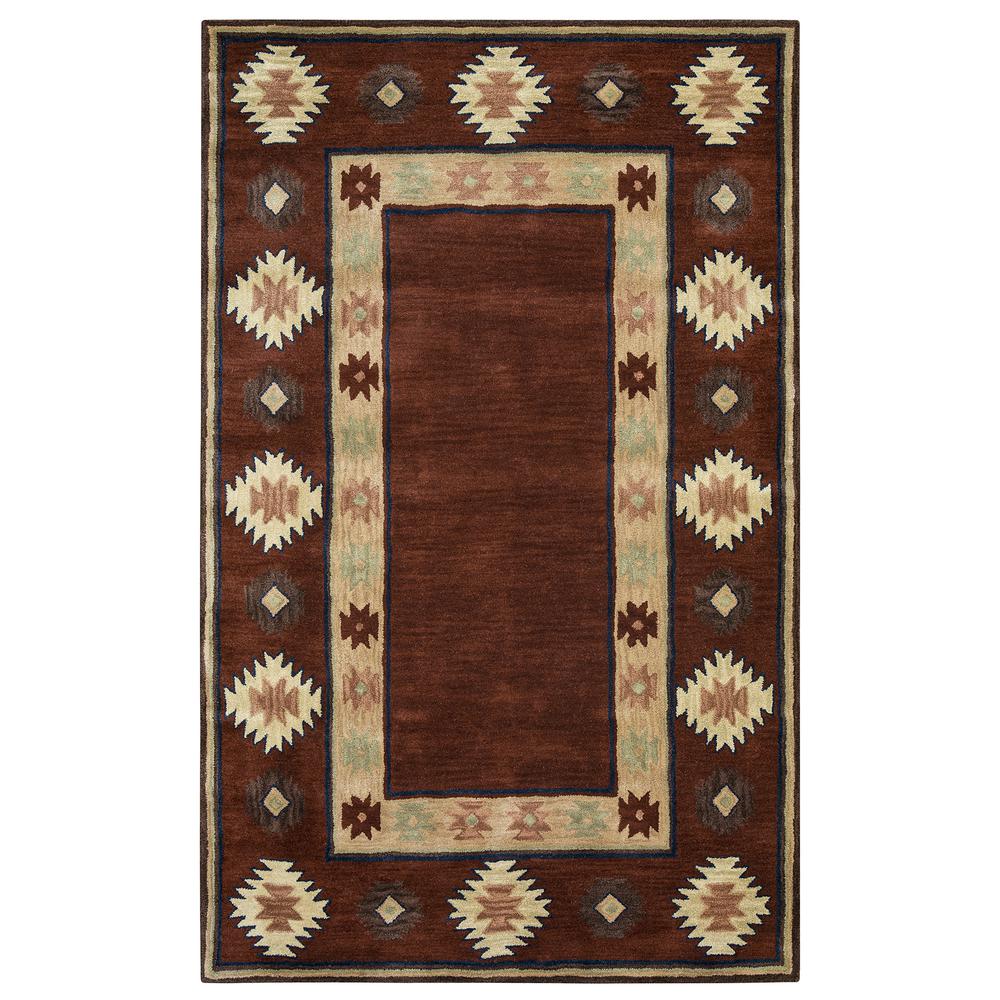 Hand Tufted Cut Pile Wool Rug, 8' x 10'. Picture 10