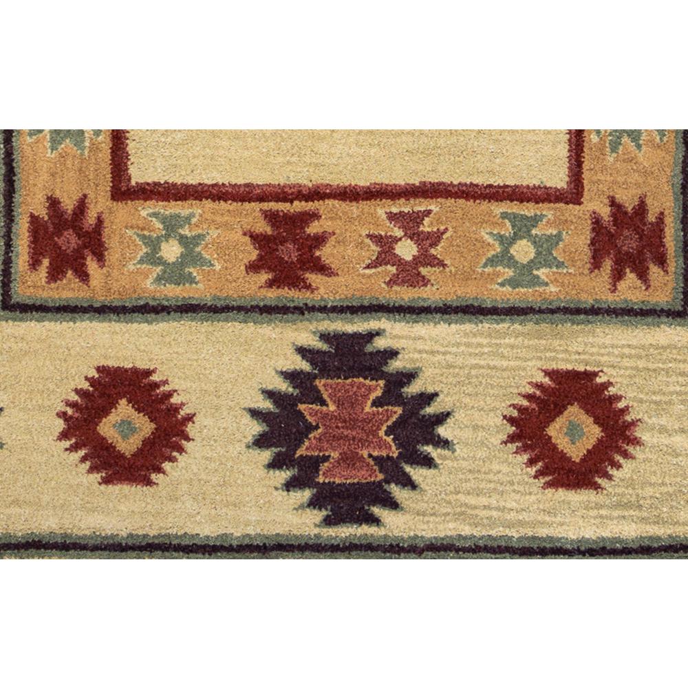 Hand Tufted Cut Pile Wool Rug, 8' x 8'. Picture 4