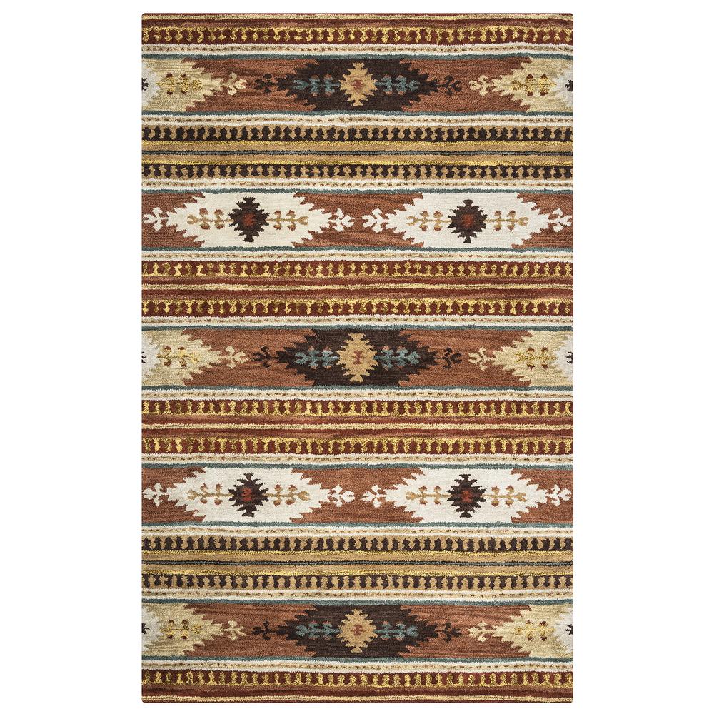 Ryder Brown 8' x 10' Hand-Tufted Rug- RY1016. Picture 10