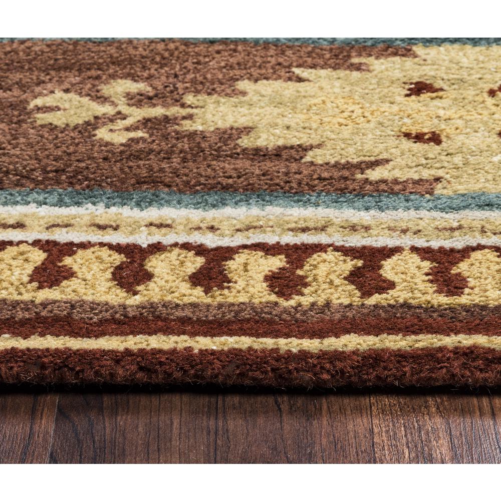 Ryder Brown 8' x 10' Hand-Tufted Rug- RY1016. Picture 4