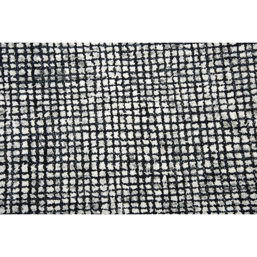 Hand Tufted Cut & Loop Pile Wool Rug, 8' x 11'. Picture 4