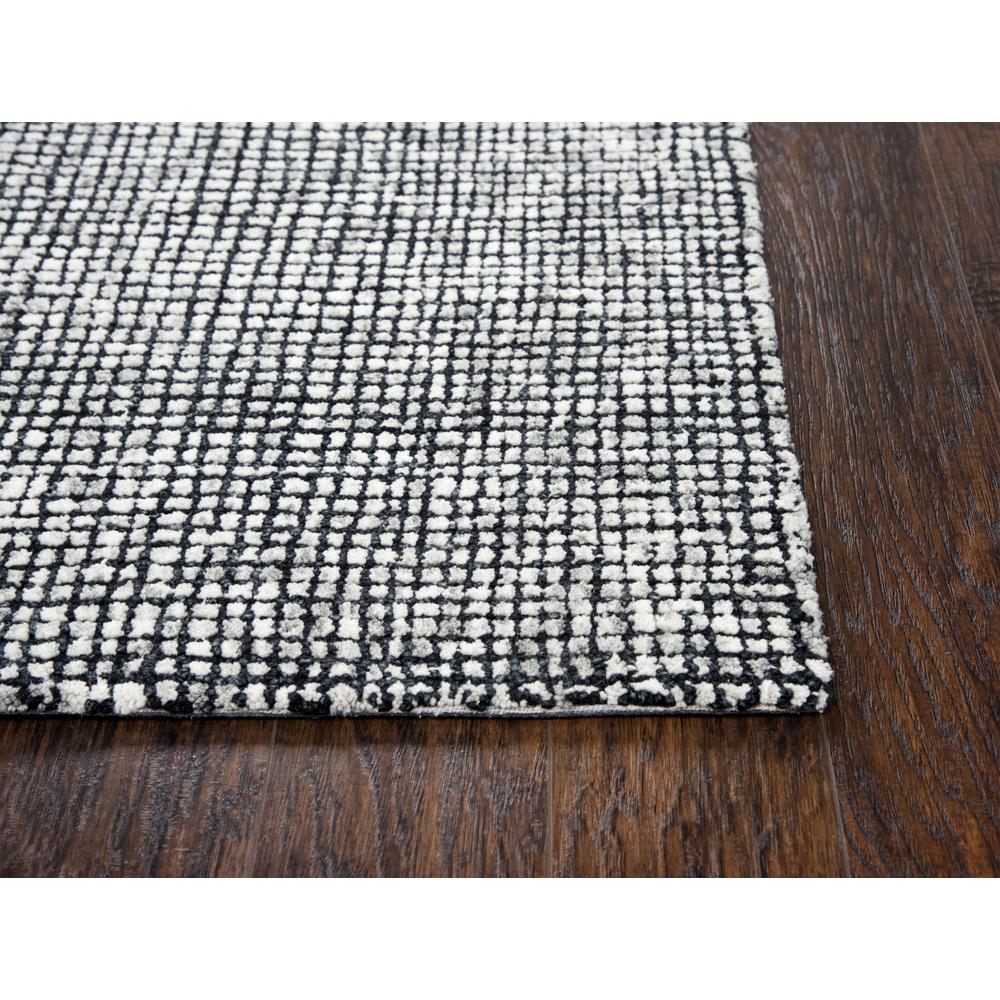 Hand Tufted Cut & Loop Pile Wool Rug, 8' x 11'. Picture 3