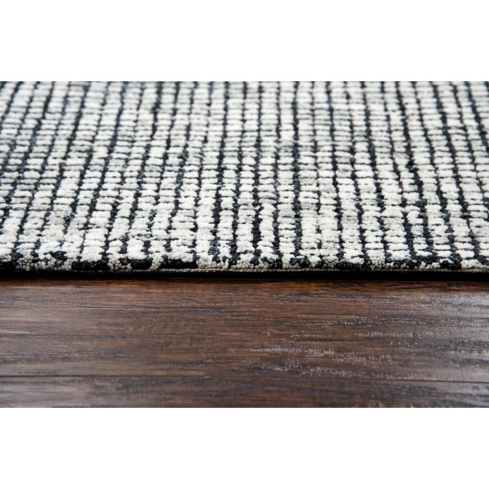 Hand Tufted Cut & Loop Pile Wool Rug, 8' x 11'. Picture 6