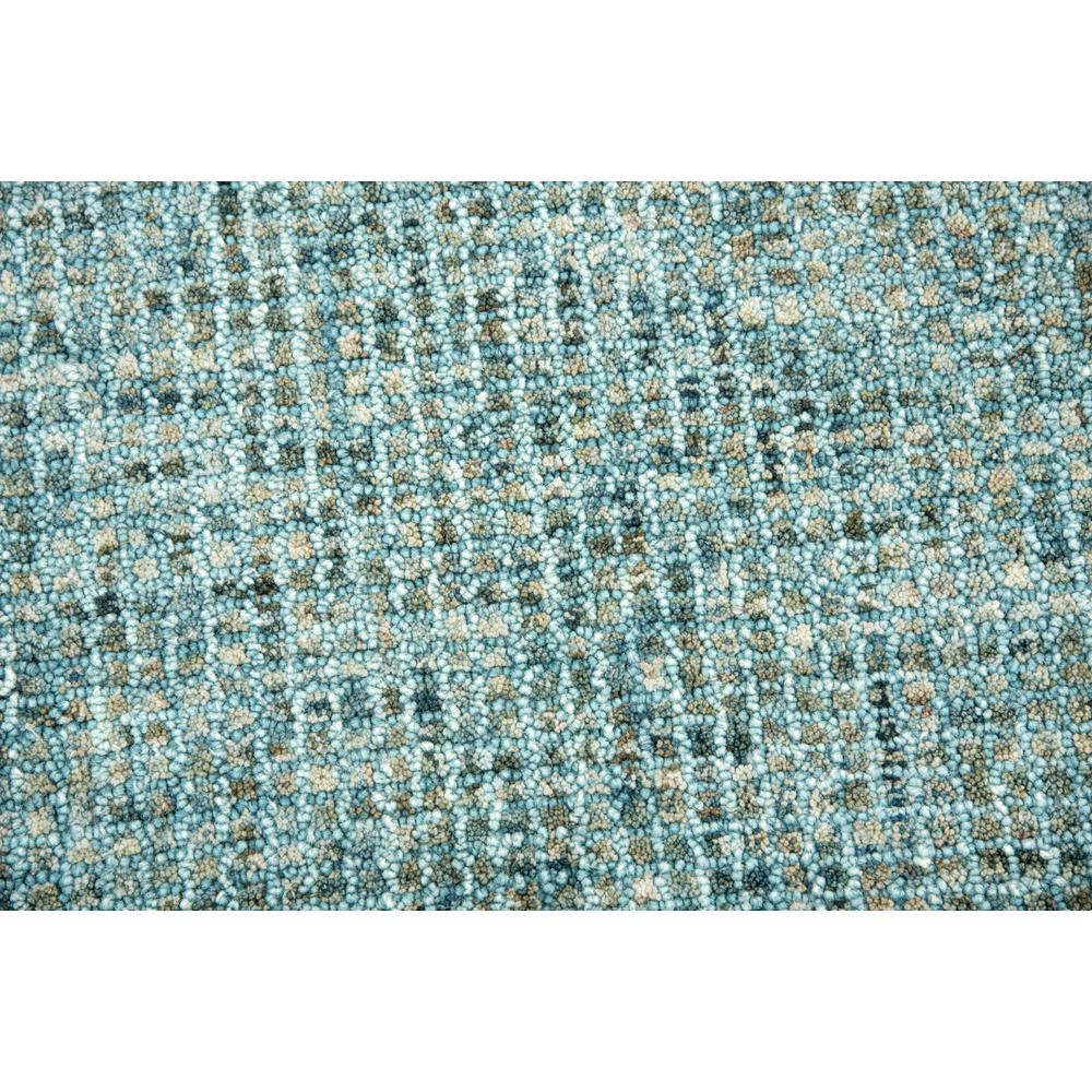 Hand Tufted Cut & Loop Pile Wool Rug, 8' x 11'. Picture 4