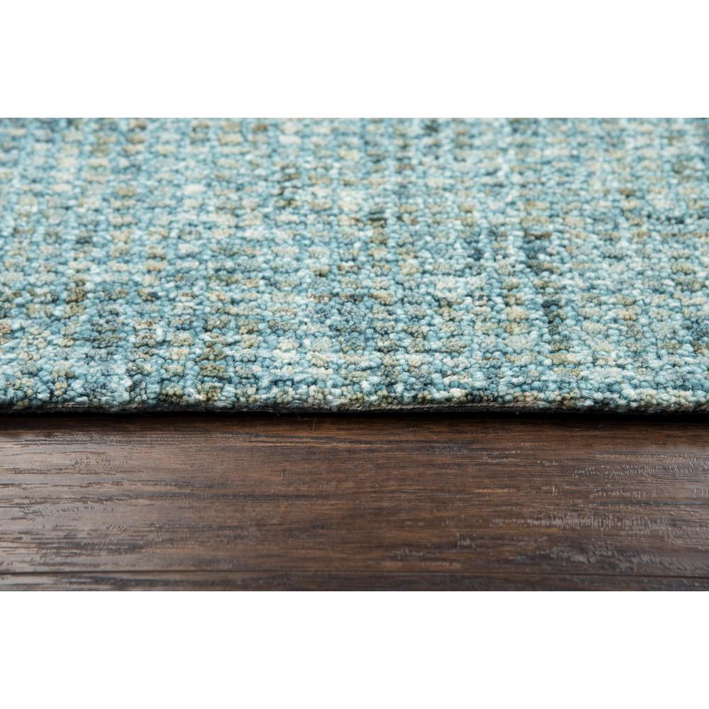 Hand Tufted Cut & Loop Pile Wool Rug, 8' x 11'. Picture 6