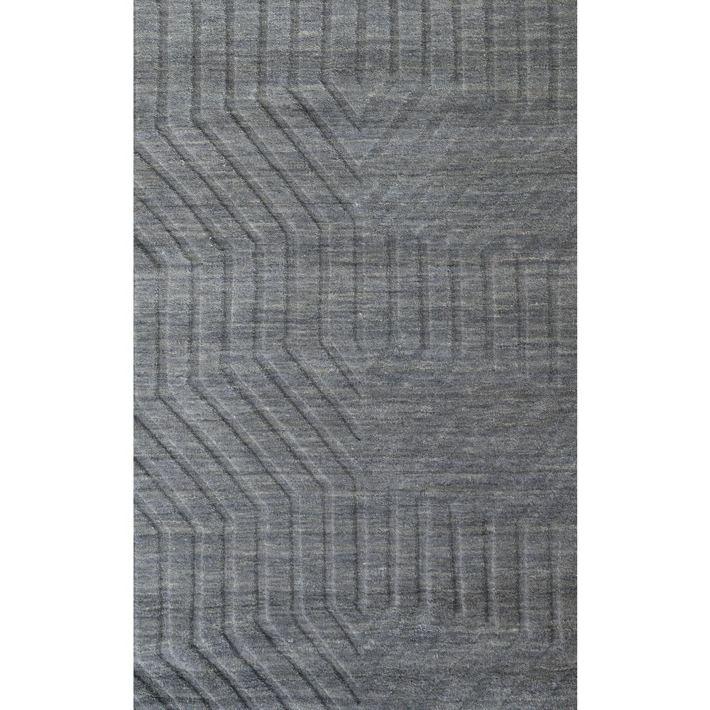 Technique Gray 2'6" x 8' Hand Loomed Rug- TC8578. Picture 2