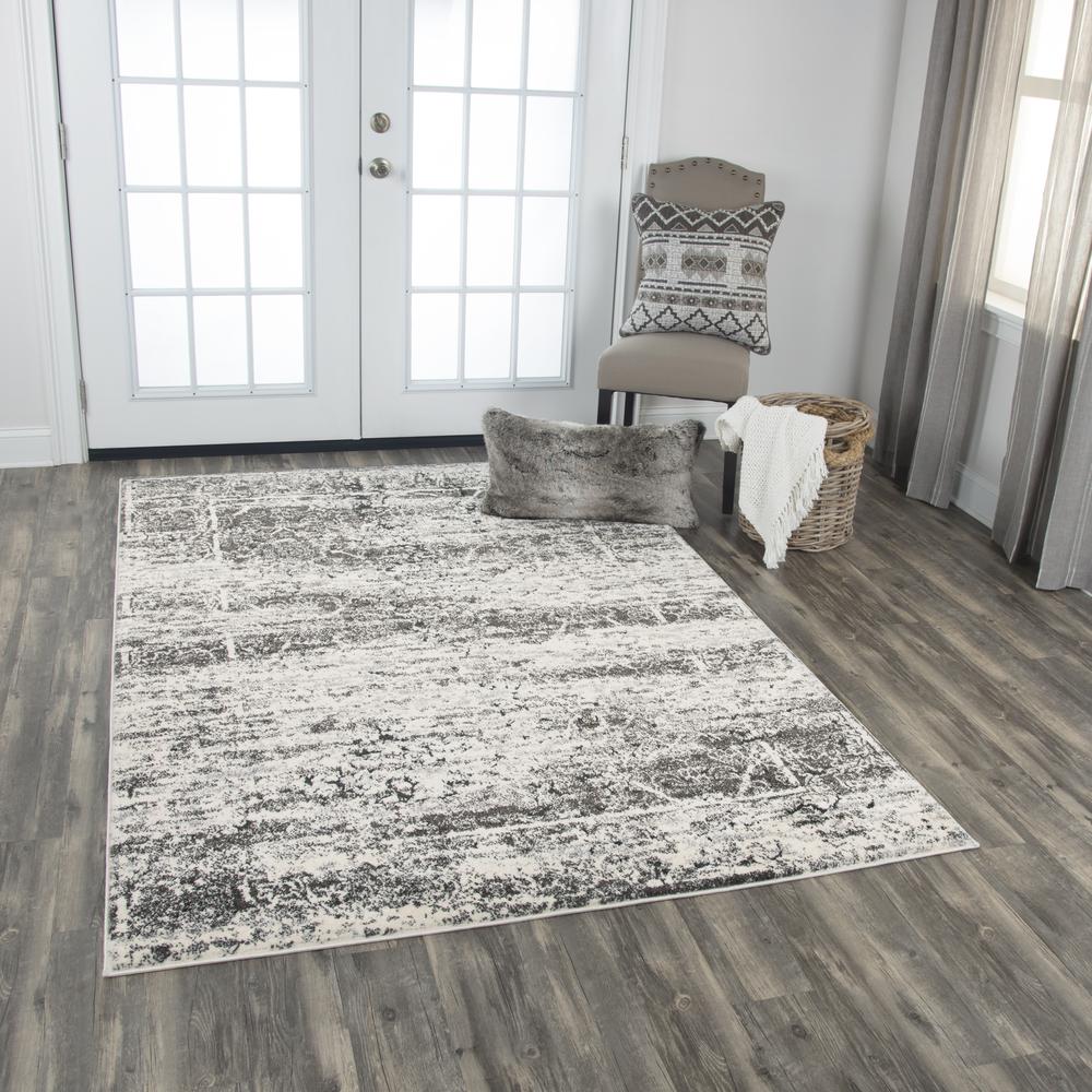 Venice Neutral 3'11" x 5'6" Power-Loomed Rug- VI1002. Picture 6