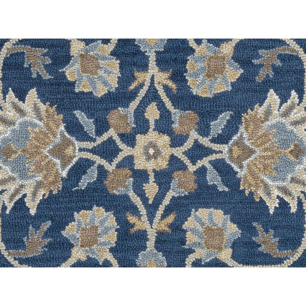 Crypt Blue 8' Round Hand-Tufted Rug- CY1004. Picture 2