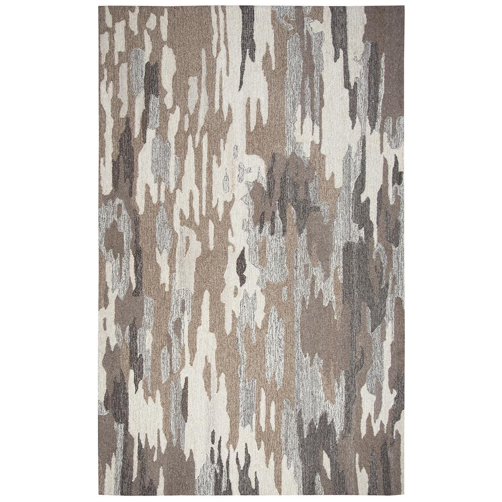 Makalu Brown 3' x 5' Hand-Tufted Rug- MK1008. Picture 8