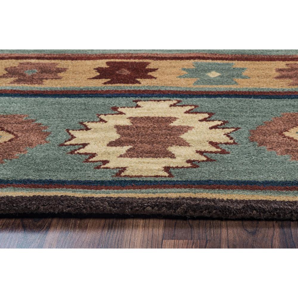 Hand Tufted Cut Pile Wool Rug, 3' x 5'. Picture 5
