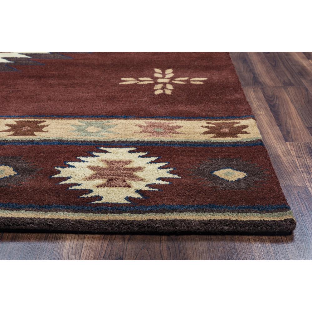 Hand Tufted Cut Pile Wool Rug, 3' x 5'. Picture 3