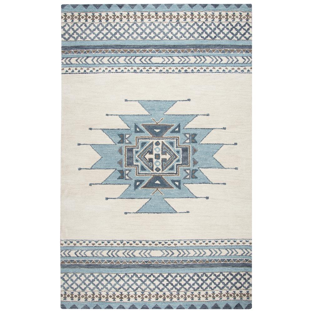 Ryder Blue 3' x 5' Hand-Tufted Rug- RY1011. Picture 9