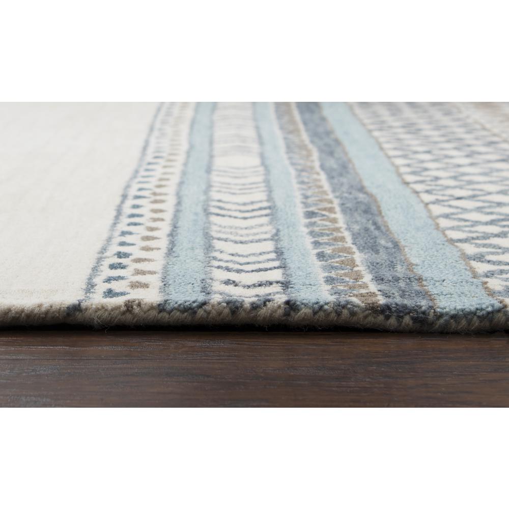 Ryder Blue 3' x 5' Hand-Tufted Rug- RY1011. Picture 4