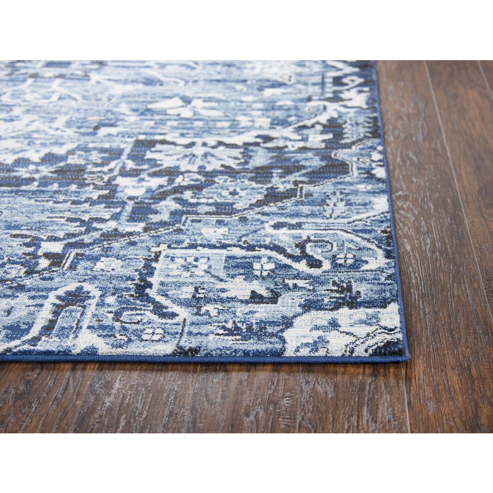 Swagger Blue 2'3" x 7'7" Power-Loomed Rug- SW1002. The main picture.