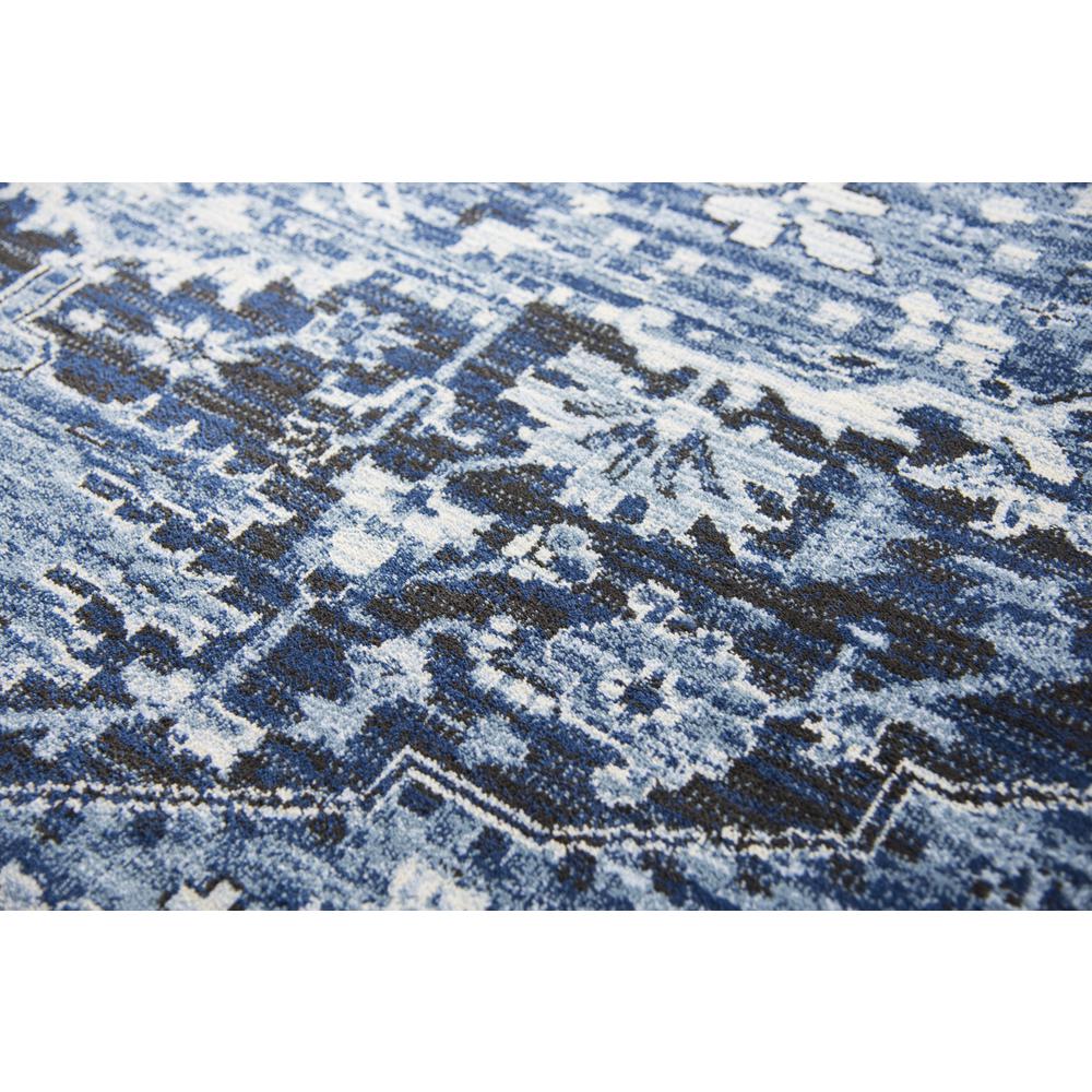 Swagger Blue 2'3" x 7'7" Power-Loomed Rug- SW1002. Picture 2