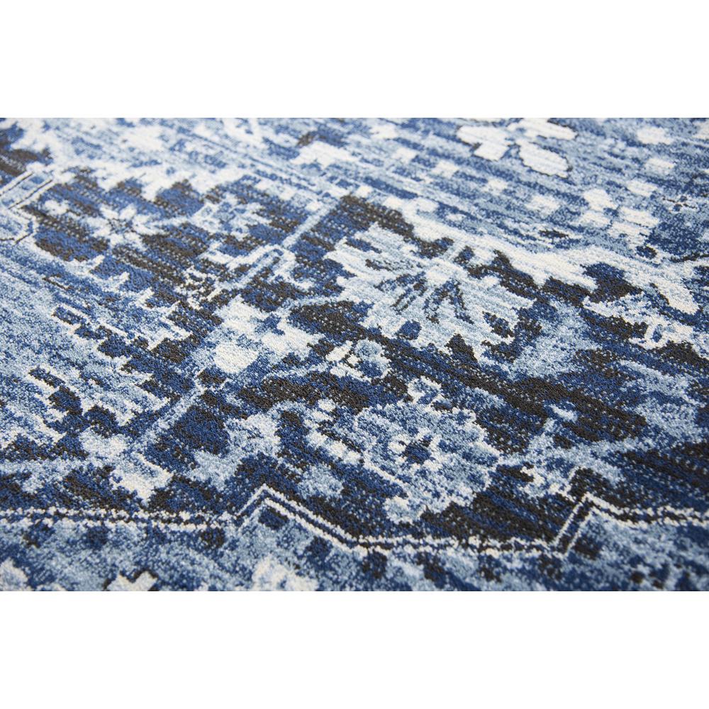 Swagger Blue 2'3" x 7'7" Power-Loomed Rug- SW1002. Picture 9