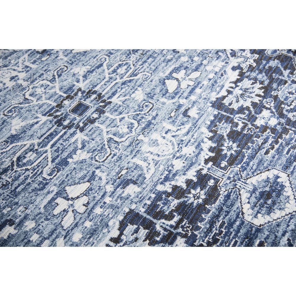 Swagger Blue 2'3" x 7'7" Power-Loomed Rug- SW1002. Picture 10