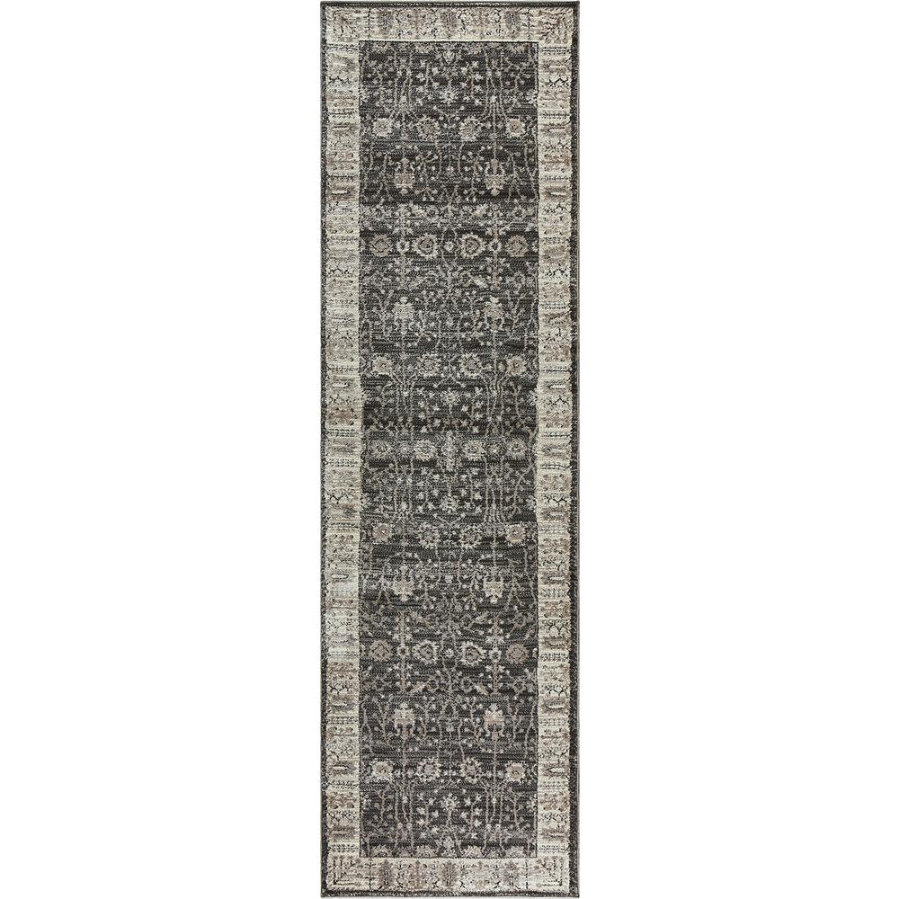 Swagger Gray 2'3" x 7'7" Power-Loomed Rug- SW1008. Picture 14