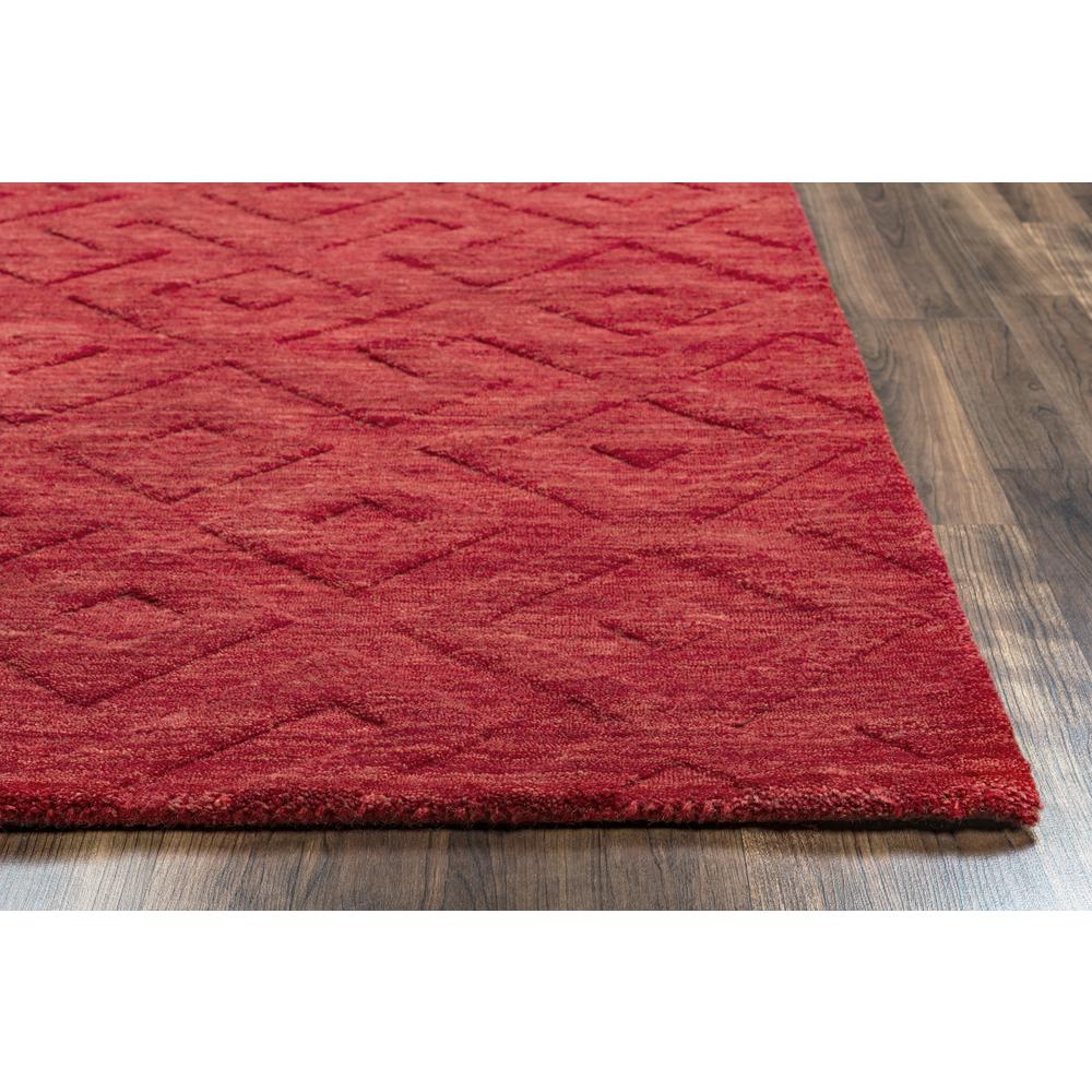 Technique Red 3' x 5' Hand Loomed Rug- TC8289. Picture 1