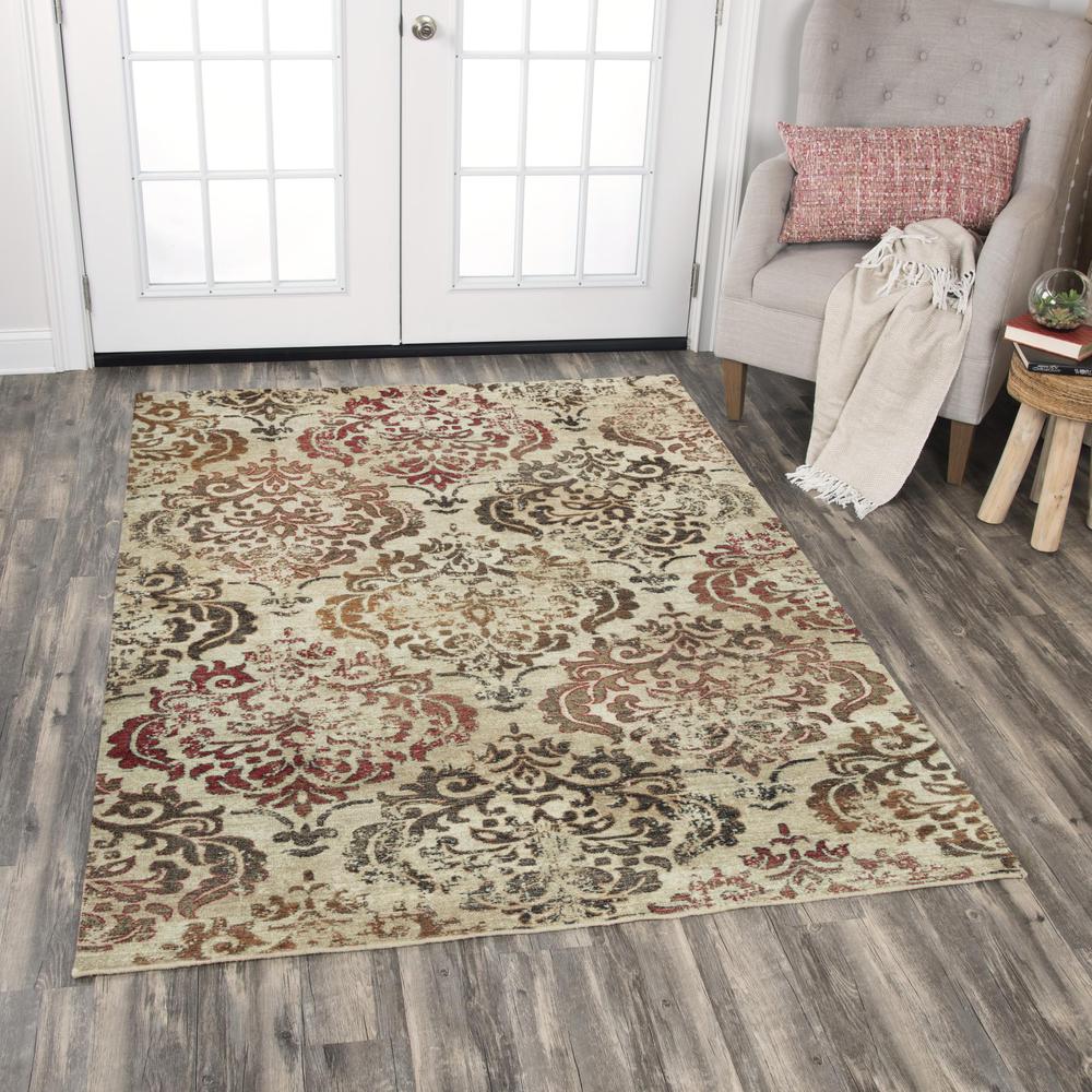 Hybrid Cut Pile Wool Rug, 9' x 12'. Picture 2