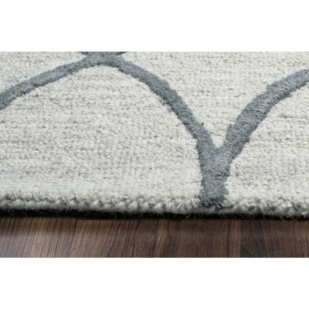 Berlin Neutral 6'6" x 9'6" Hand-Tufted Rug- BN1002. Picture 5