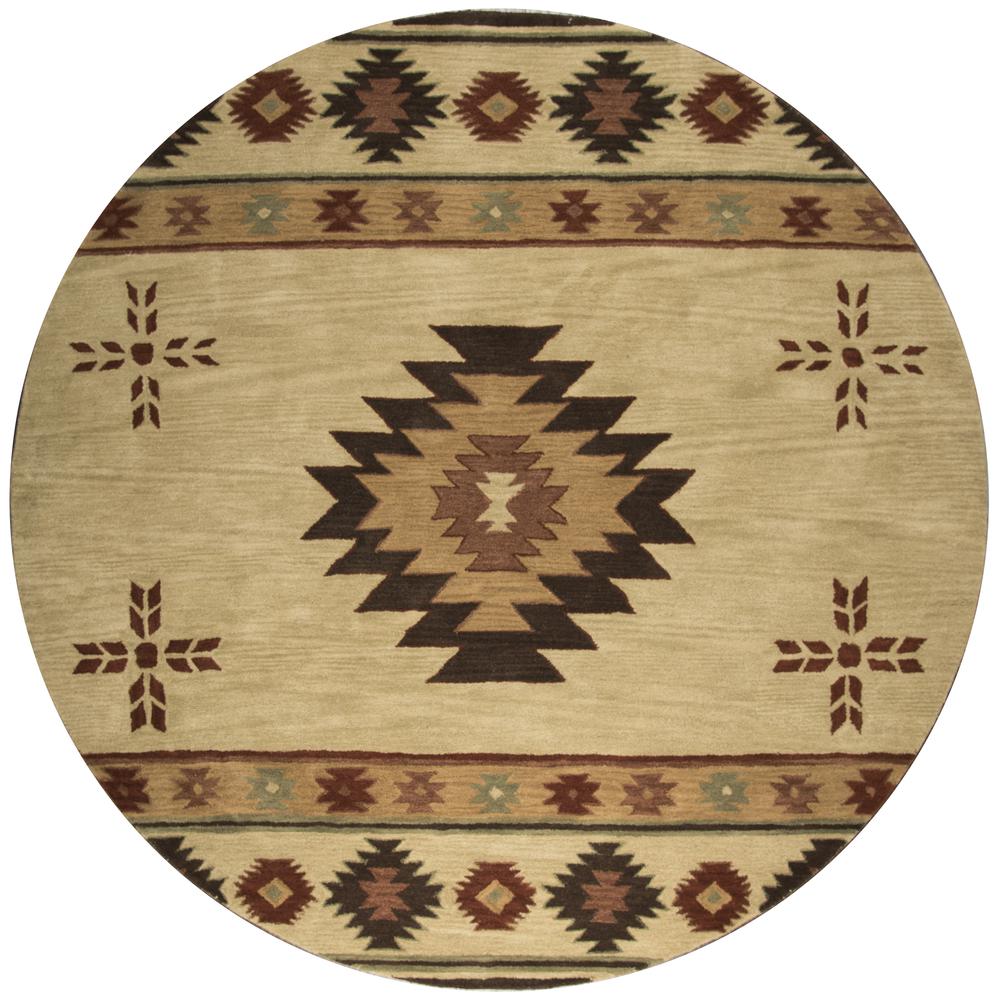 Hand Tufted Cut Pile Wool Rug, 6'6" x 9'6". Picture 6