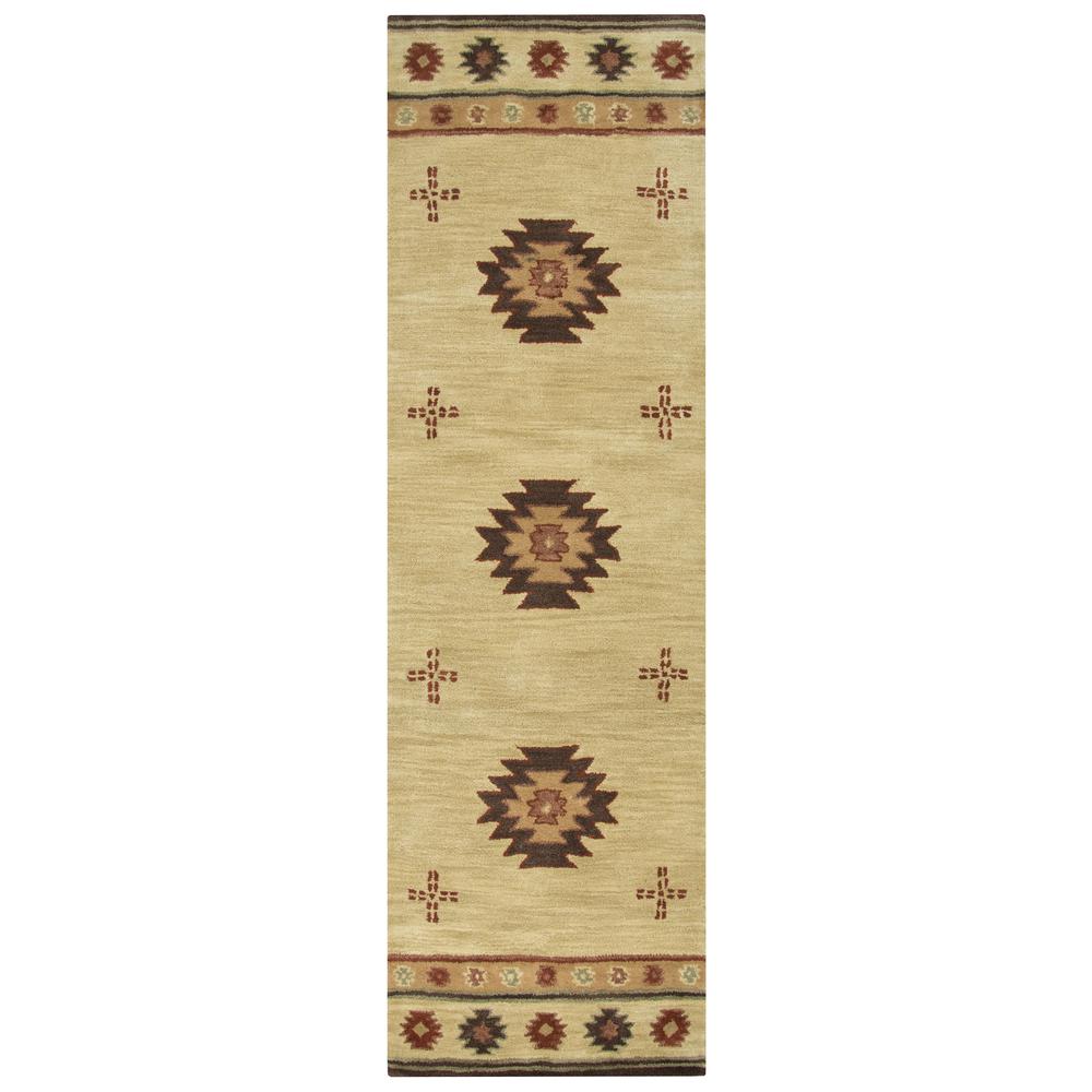 Hand Tufted Cut Pile Wool Rug, 6'6" x 9'6". Picture 7