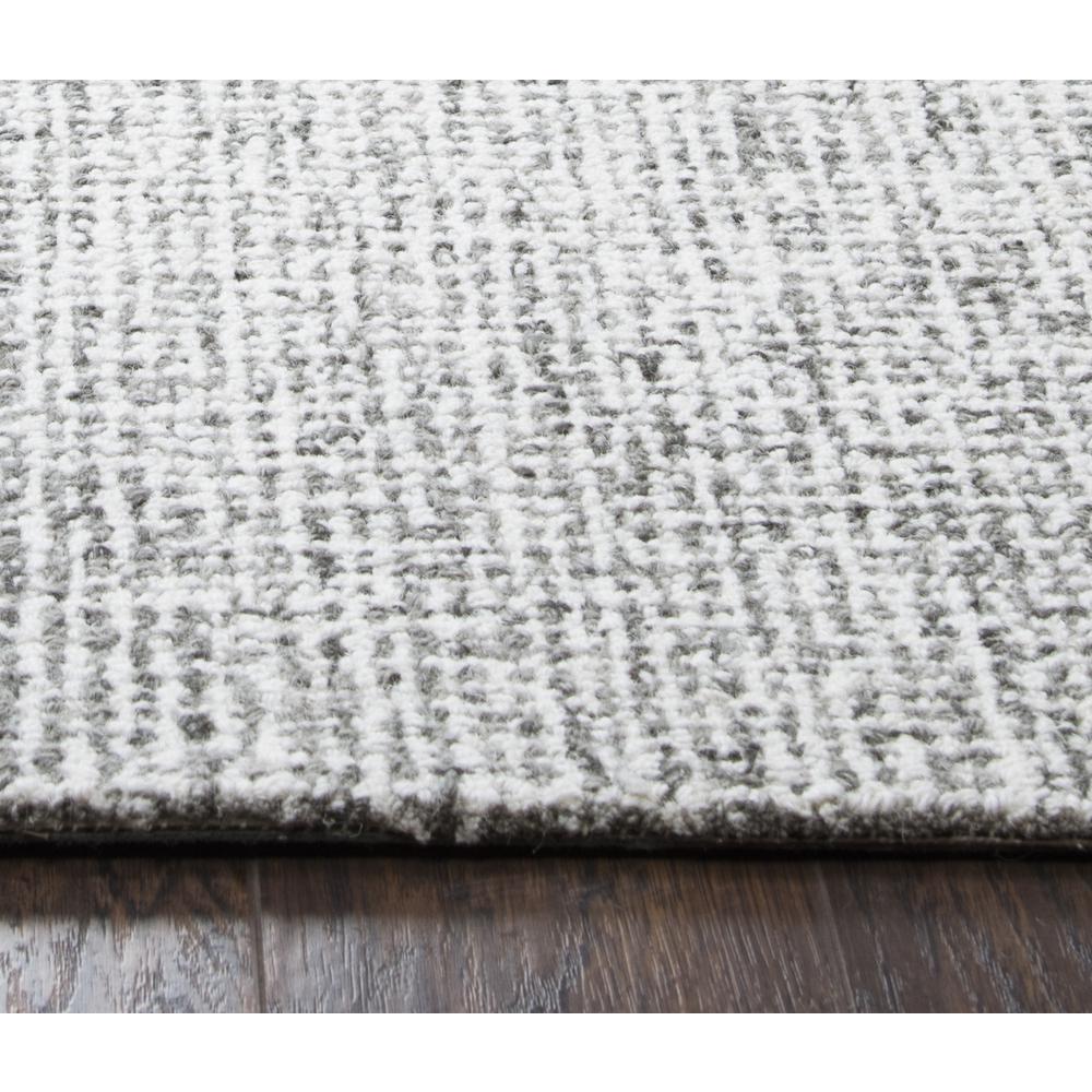 London Gray 5' x 8' Hand-Tufted Rug- LD1003. Picture 4