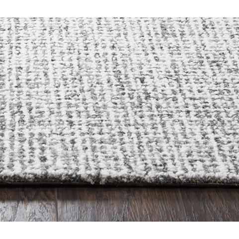 London Gray 5' x 8' Hand-Tufted Rug- LD1003. Picture 11