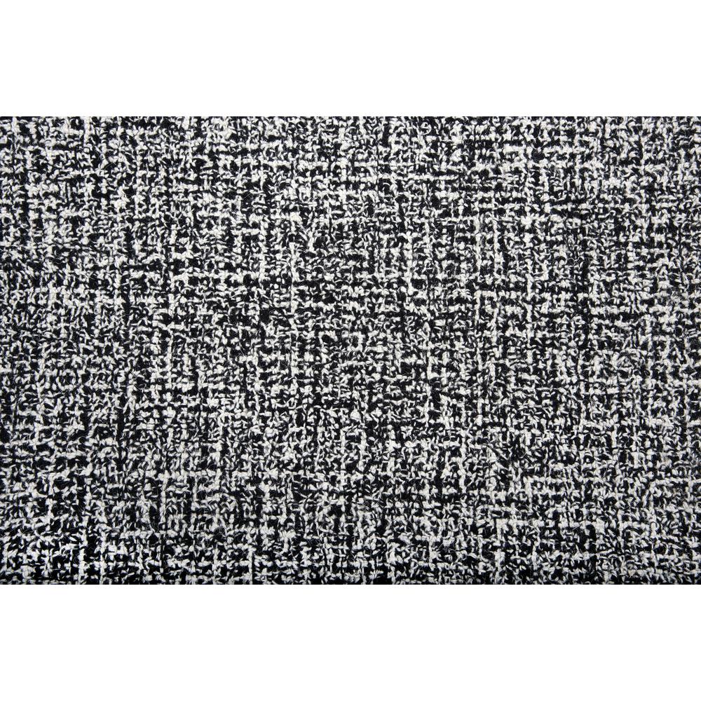London Black 2'6" x 8' Hand-Tufted Rug- LD1000. Picture 10