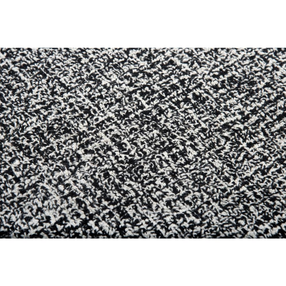 London Black 2'6" x 8' Hand-Tufted Rug- LD1000. Picture 3