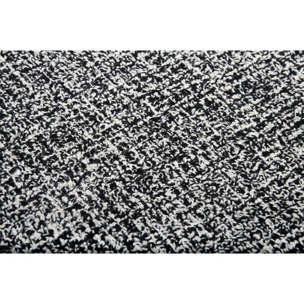 London Black 2'6" x 8' Hand-Tufted Rug- LD1000. Picture 11