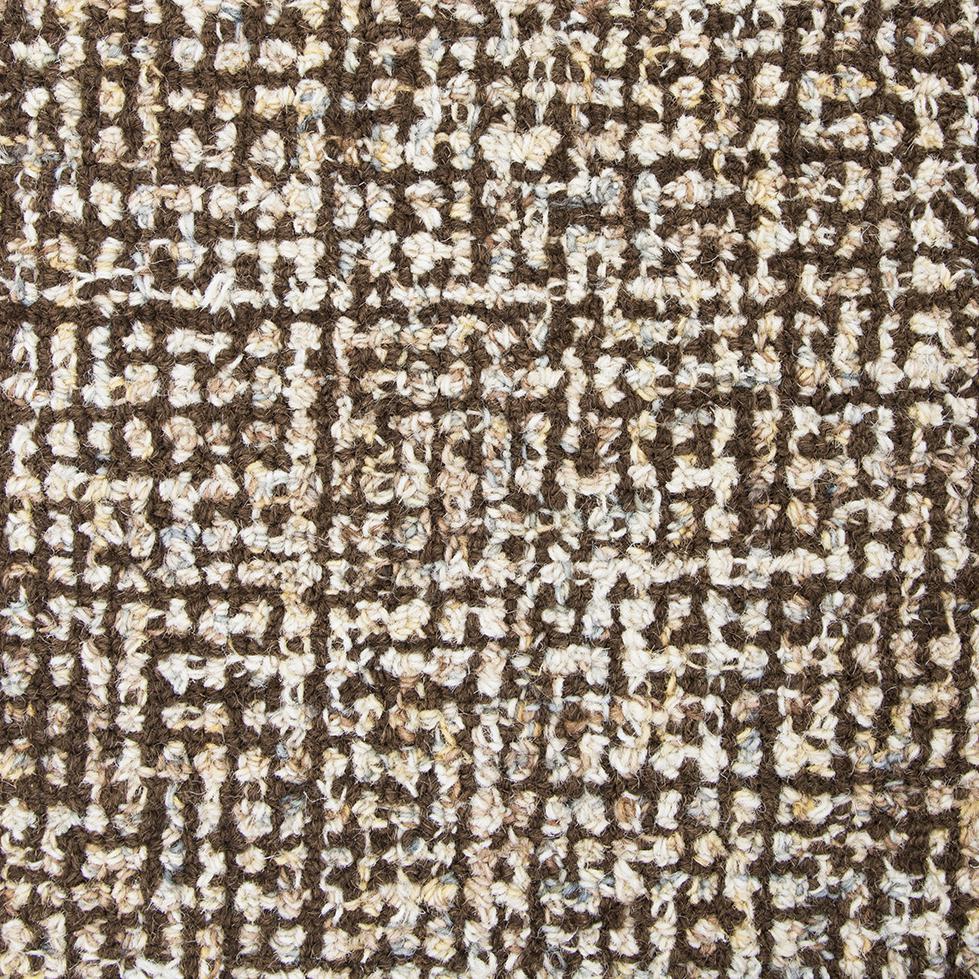Hand Tufted Loop Pile Wool Rug, 2'6" x 10'. Picture 9