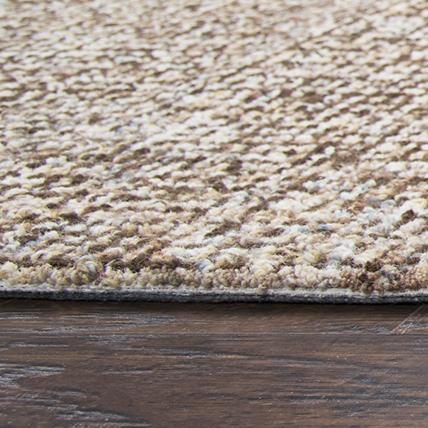 Hand Tufted Loop Pile Wool Rug, 2'6" x 10'. Picture 11