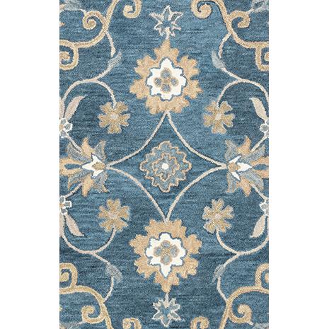 Hand Tufted Cut Pile Wool Rug, 2'6" x 8'. Picture 9