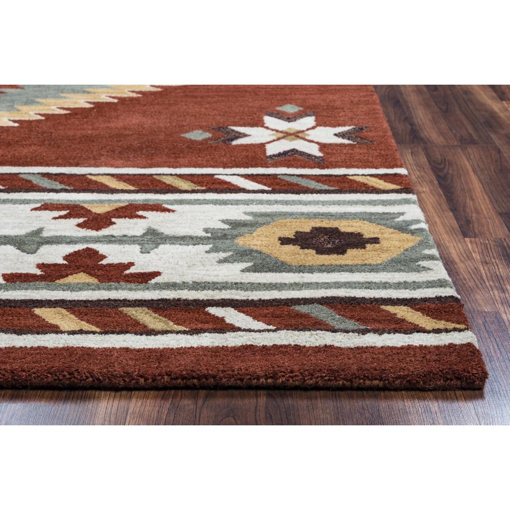 Hand Tufted Cut Pile Wool Rug, 8' x 8'. Picture 3