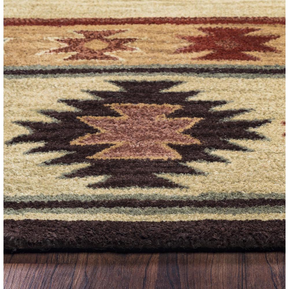 Hand Tufted Cut Pile Wool Rug, 8' x 8'. Picture 5
