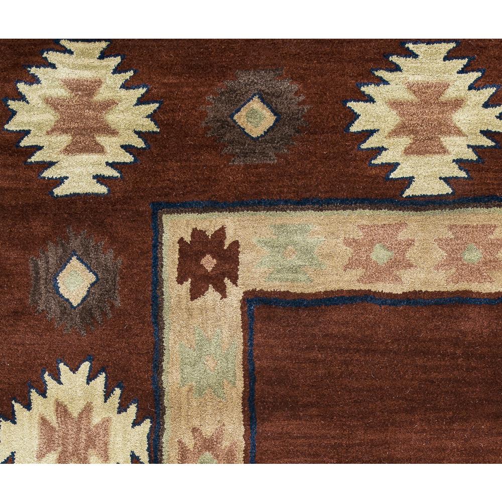 Ryder Red 2'6" x 8' Hand-Tufted Rug- RY1006. Picture 2