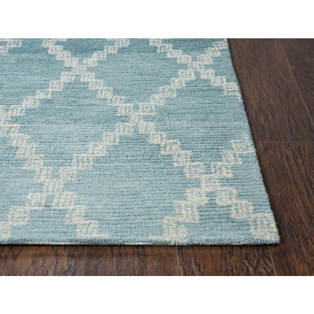 Ascension Blue 8' x11' Hand-Tufted Rug- AS1002. Picture 1